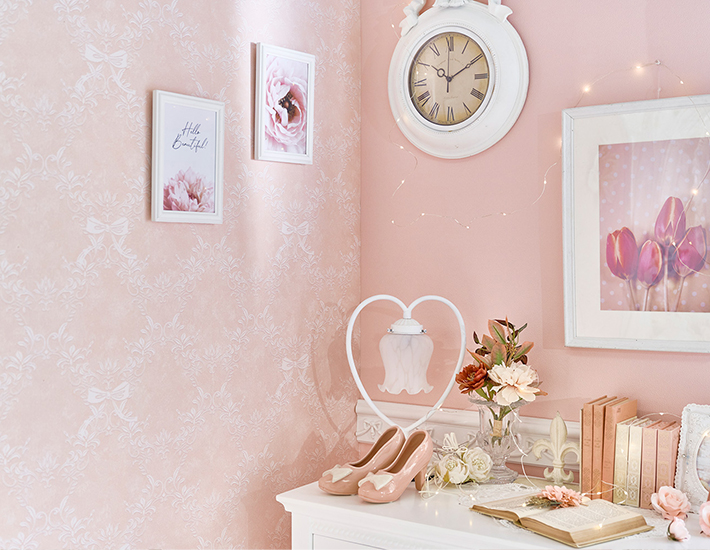 貼ってはがせるかわいい壁紙シート特集 お部屋を簡単に模様替え ロマプリ ロマンティックプリンセス