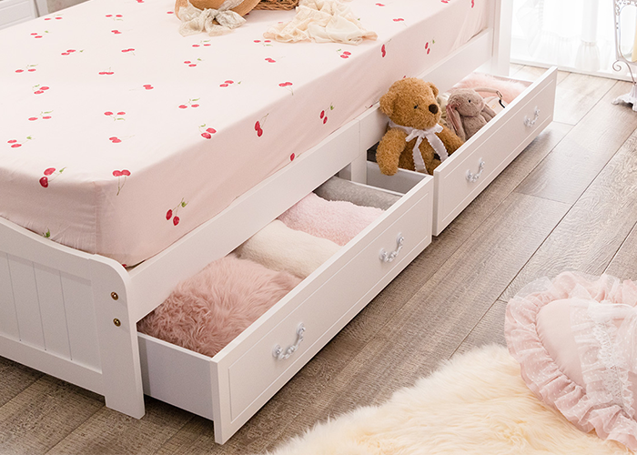 かわいい収納付ベッド特集 女の子におすすめ ガーリーな寝室に ロマプリ ロマンティックプリンセス