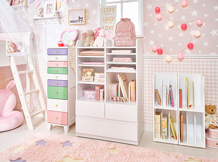 女の子向け】ロマプリで作る子供部屋レイアウト｜かわいいキッズルーム 