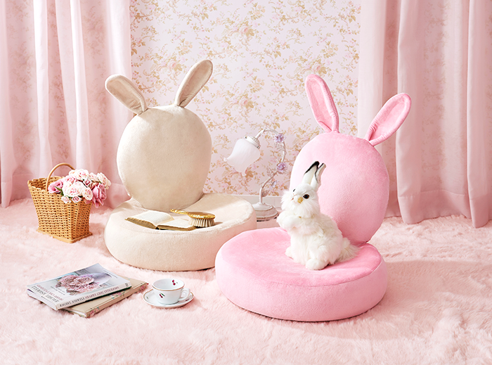 うさぎ座椅子