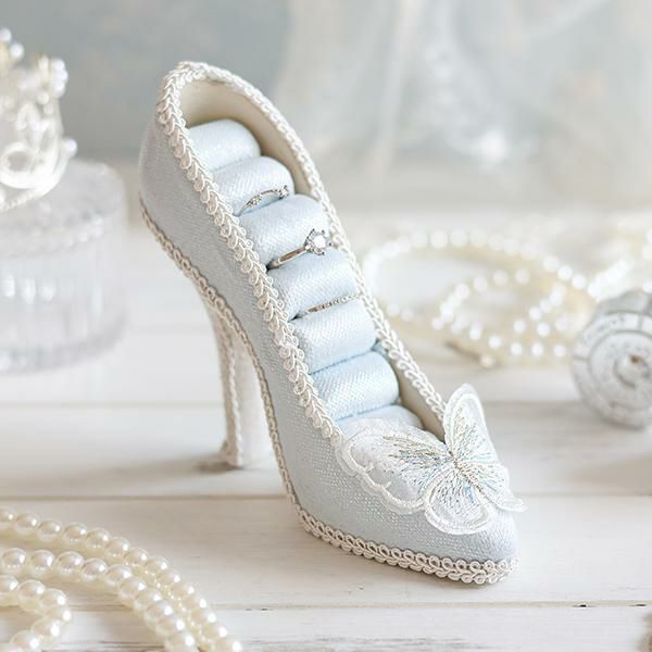 クラシカルリングホルダー(ハイヒール・ブルー)