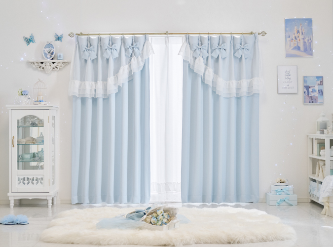 ブルーインテリアにおすすめのカーテンの画像4