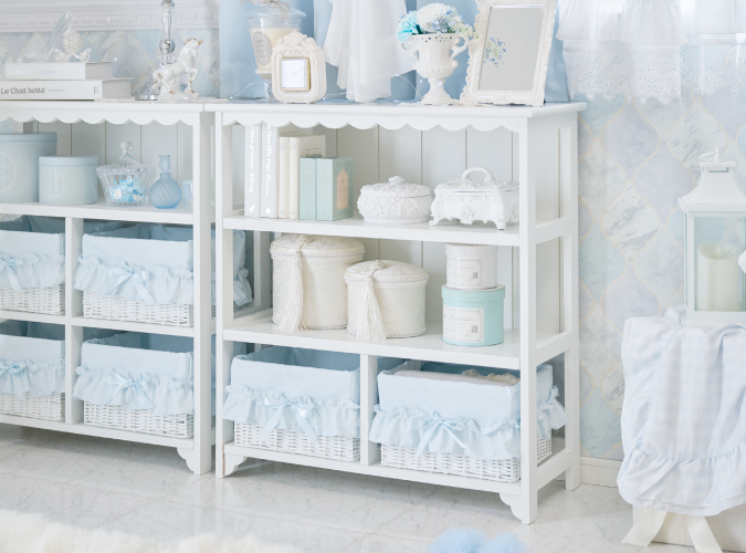 ブルーインテリアにおすすめの収納ラックの画像2