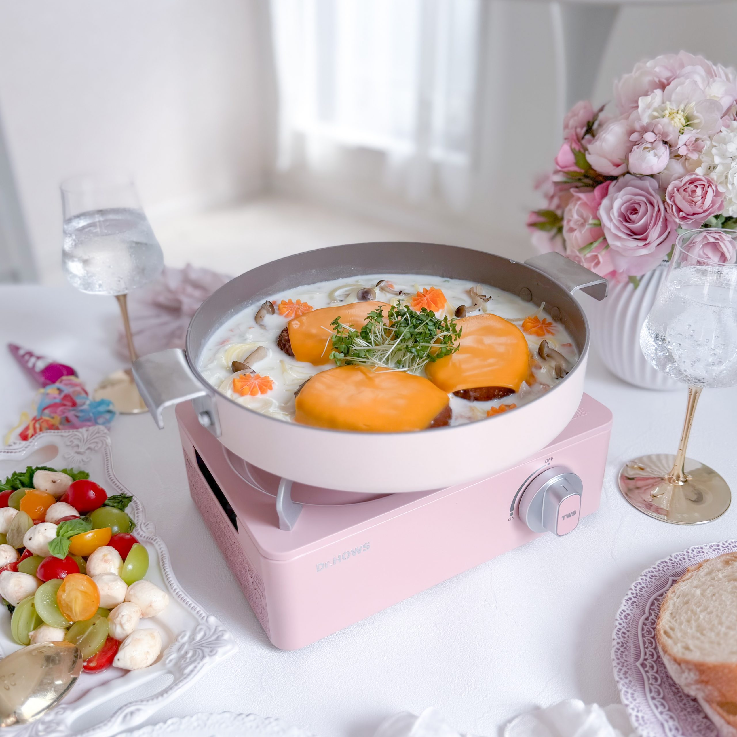 かわいいキッチンアイテム サークル両手パン24cm/Plating(プレーティング) メイン画像