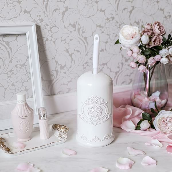 クラシカルトイレブラシ立て(ブラシ付き)メイン画像