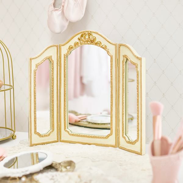 ベルサイユドレッサーミラー/リボンサムネイル画像