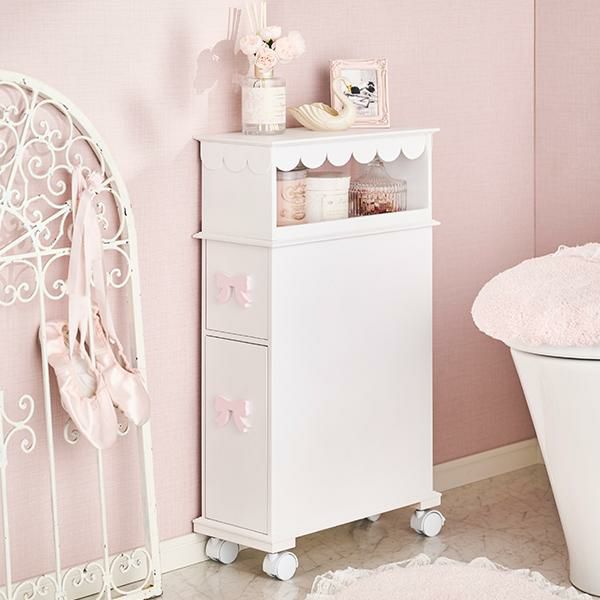 トイレラック(フリルリボン)メイン画像