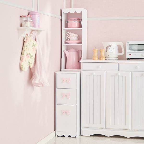 すき間収納ラック(フリルリボン)サムネイル画像