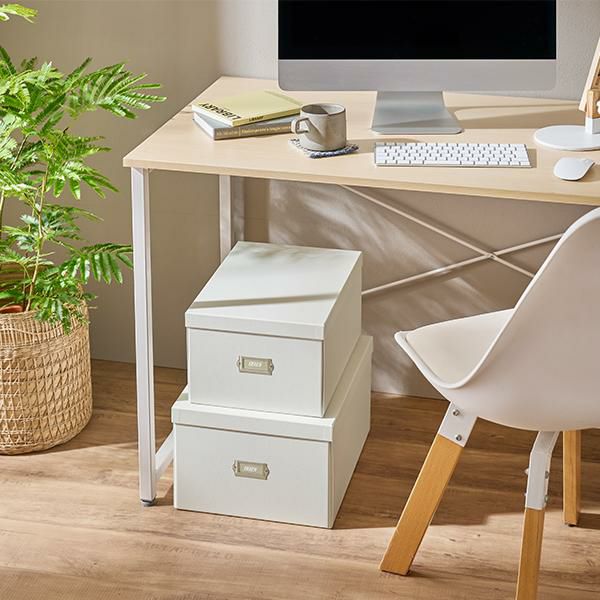 収納ボックス 蓋付き マジックボックス Toffyデスク下画像