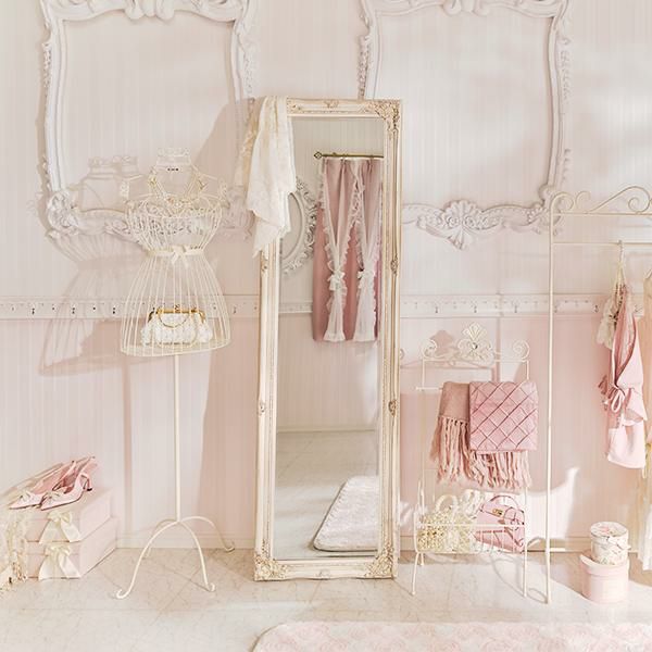 スタンドミラー(チャーチルウッド)正面画像