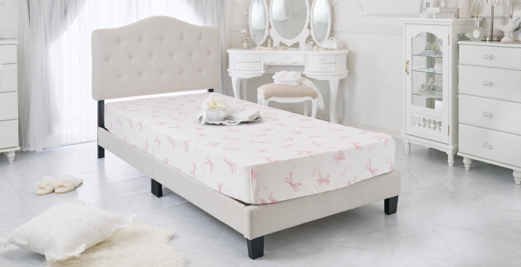 クラウンファブリックベッド