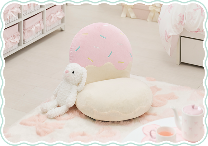 アイスクリームコンパクトフロアチェア