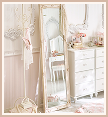 スタンドミラー（チャーチルウッド）