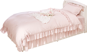 フリル布団カバー3点セット