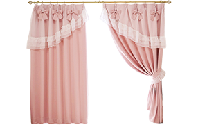 ティアラリボン2WAY遮光カーテン(178～200)