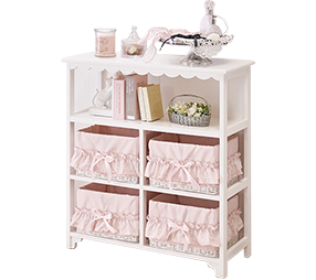 フリルバスケットチェスト(4杯)