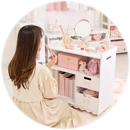 アントワネットリボン遮光カーテン