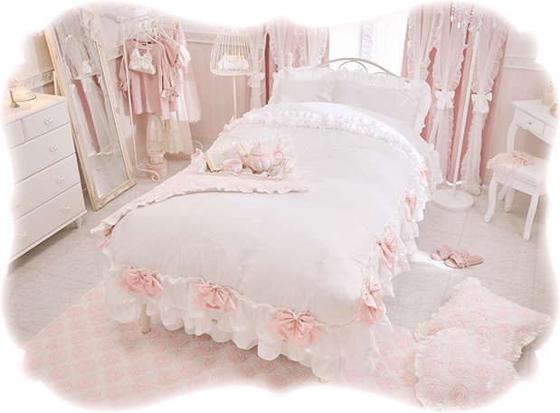 メニーリボン布団カバー