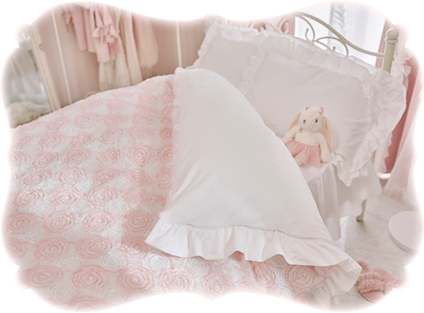 シフォンローズふわふわ掛け布団カバー