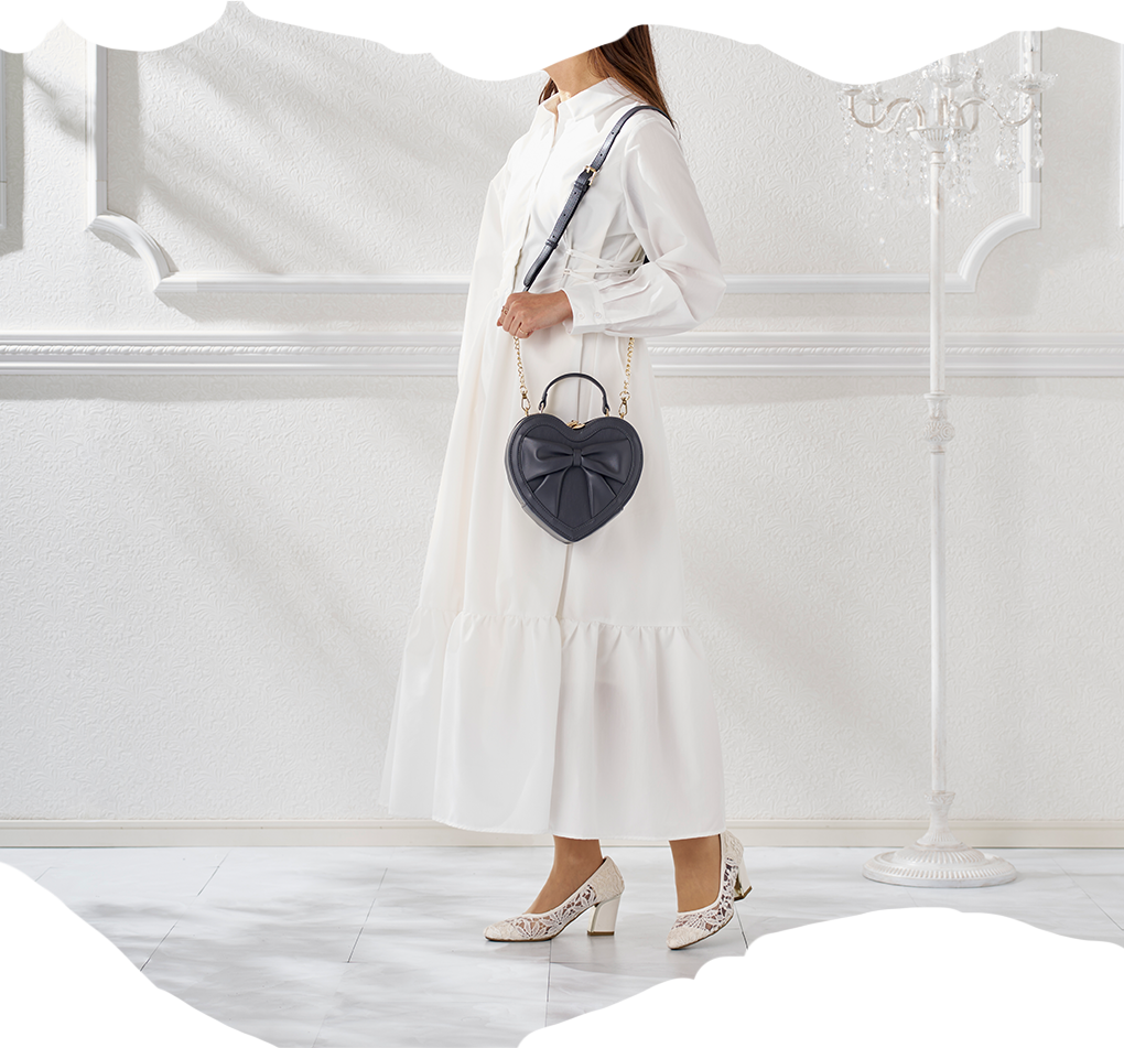 ボストンバッグロマンティックリボン