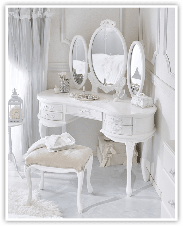 クラシカルドレッサー＆スツール