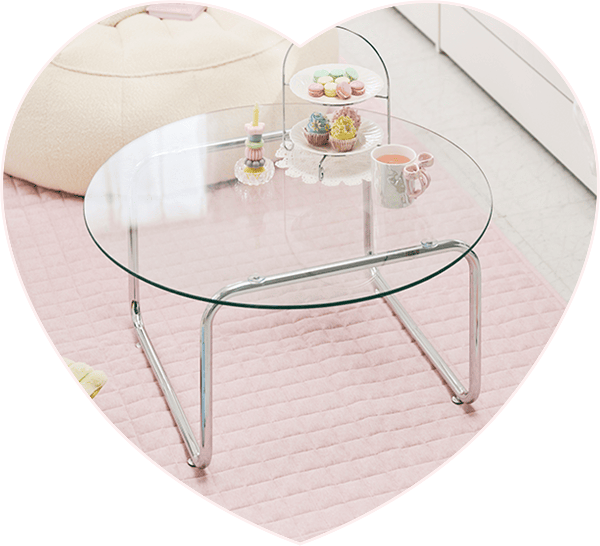 ガラステーブル