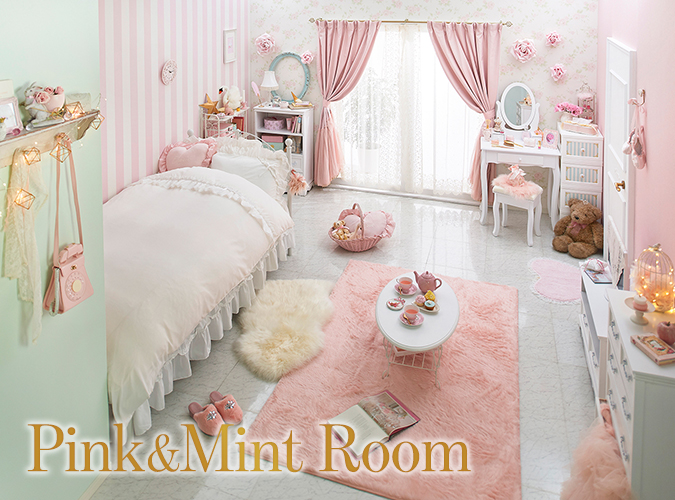 Pink＆Mint Room